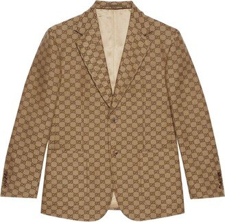 GG Supreme linen blazer