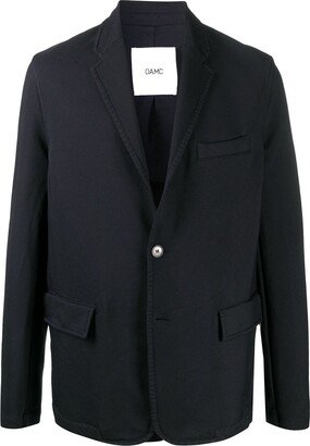 Twill Straight-Cut Blazer