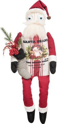 Gallerie II Klaus Santa Feedsack Christmas Figurine - Red