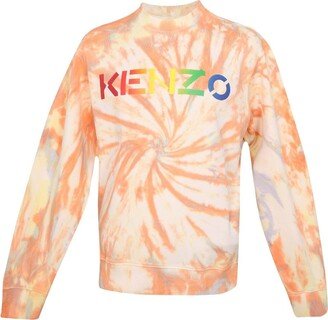 Tie-Dyed Crewneck Sweatshirt