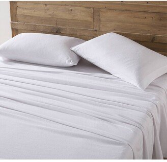 Solid 100% Cotton Flannel Sheet Set-AA