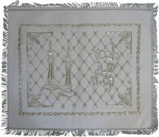 Nua Silver Challah Cover Satin 26X22