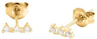 Diamond Select Cuts 14K 0.12 Ct. Tw. Diamond Petite Earrings