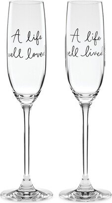 A Charmed Life 2-Piece Toasting Flute Set