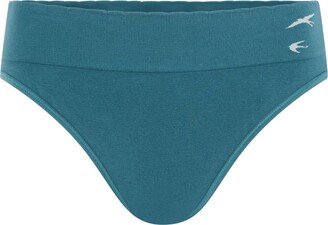 Peachaus Asagao Seamless Stretch-Bamboo Briefs - Blue