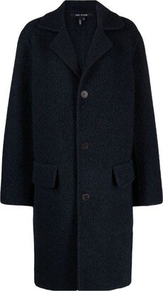 Single-Breasted Wool Mid Coat