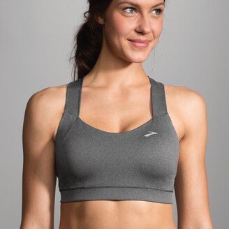 Uplift Crossback Sports Bra - Heather Asphalt