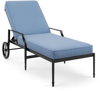 Double-piped Outdoor Chaise Cushion