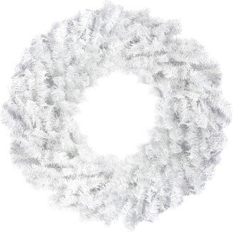 Northlight 30 White Canadian Pine Artificial Christmas Wreath - Unlit