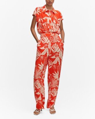 Women's Flowy Printed Pants