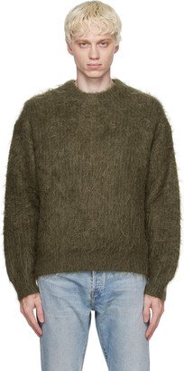 Khaki Brushed Sweater