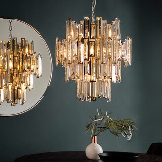 Vogue Lighting Vogue Dante 12 Light Chandelier Chrome