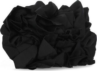 Ruffled Clutch Bag