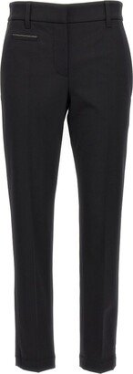 Pleated Tailored Trousers-AL