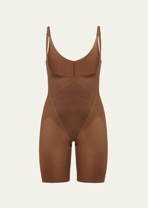 Thinstincts® 2.0 Open-Bust Mid-Thigh Bodysuit