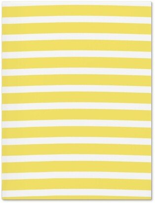 Journals: Wonky Stripe - Sunny Journal, Yellow