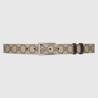 Belt with rectangular buckle-AB