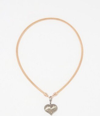 Coco Heart Diamond, 14kt Gold & 18kt Gold Necklace