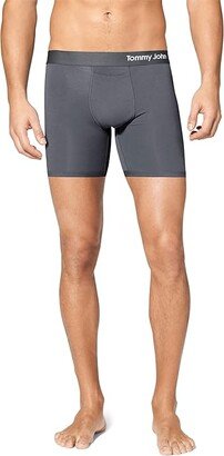 Cool Cotton Mid-Length Boxer Brief 6 (Iron Grey) Men's Underwear