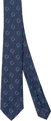 Graphic Embroidered Tie