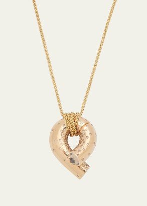18k Fairmined Rose Gold Oera Pendant Necklace with Diamonds