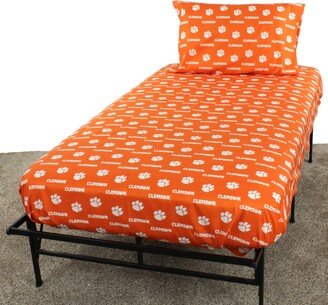 Clemson Tigers Sheet Set Choose From Sizes and Colors