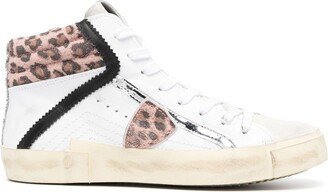 PRSX animal-print high-top sneakers