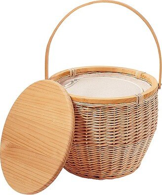 Round Picnic Cooler Basket