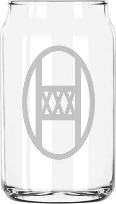 30Th Infantry Division Etched 5 Ounce Beer Can Taster Glass