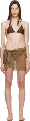 Brown Carmen Beach Sarong