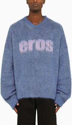 Blue/lilac oversize jumper-AA