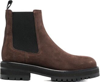 leather Chelsea boots-AV