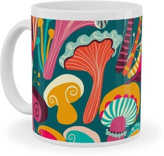 Mugs: Fantastic Fungi - Multi Ceramic Mug, White, 11Oz, Multicolor