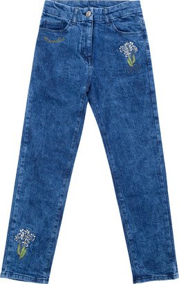 Jeans Con Ricamo