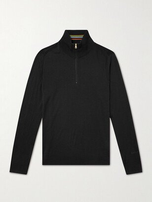 Slim-Fit Merino Wool Half-Zip Sweater