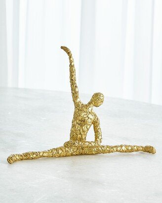 William D Scott Figural Male Dancer Splits