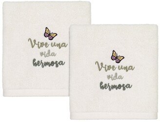 Vive Una Vida Hermosa 2-Pc. Hand Towel Set, 30