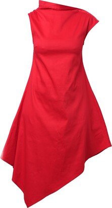 Metamorphoza Red Asymmetrical Dress