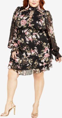 Trendy Plus Size Maddison Print Mini Dress