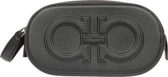 Embossed Logo Double-zip Luggage