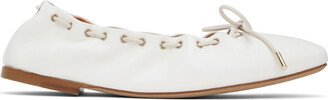 White Oracia Ballerina Flats