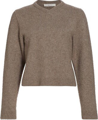 Enrica Cashmere V-Neck Sweater