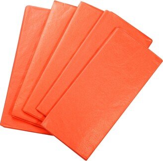 Unique Bargains Gift Wrap Tissue Paper Orange 20x26 for Gift Bag Wedding Party 50 Sheet