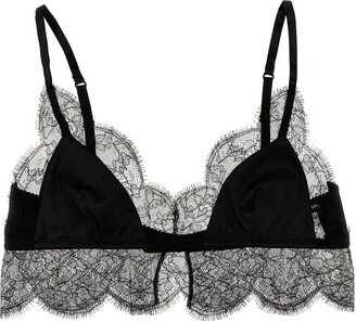 Lace Satin Bra-AA