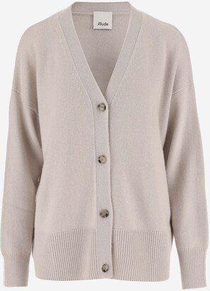 Wool And Cashmere Blend Cardigan-AA