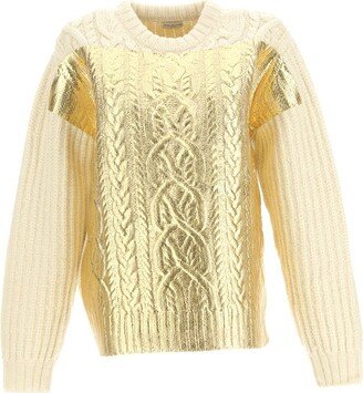 Crewneck Cable-Knit Jumper