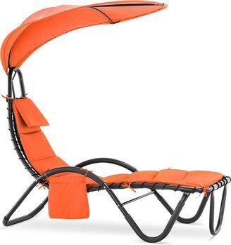 Outdoor Chaise Lounge Chair for Beach Backyard Balcony, 4097