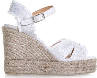 Bromelia Buckle-Fastened Wedge Espadrilles