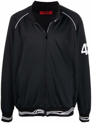 Zip-Up Bomber Jacket-AA