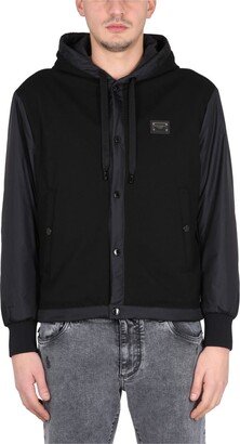 Bomber Jacket With Logo-AI